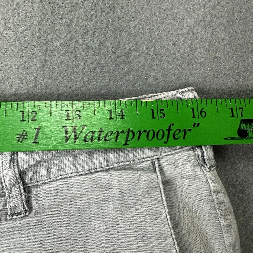 Faherty Shorts Mens‎ 32 Gray Chino Lightweight Cotton Blend 9